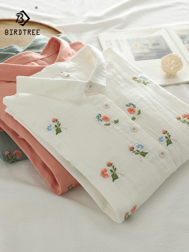 Embroidery Thread Yarn - قميص صيفي جديد 2025 من غزل