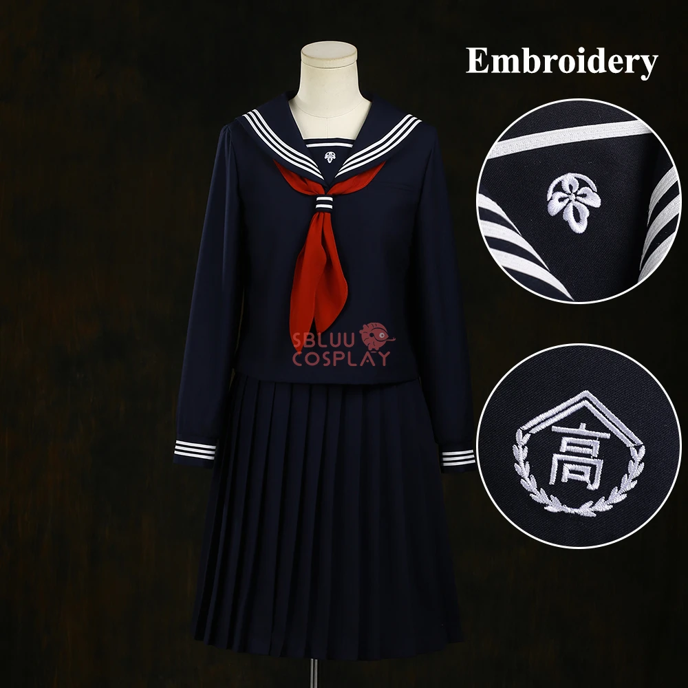 Embroidery Uniforms - SBluuCosplay Shimizu Hinako تأثيري حلي التطريز