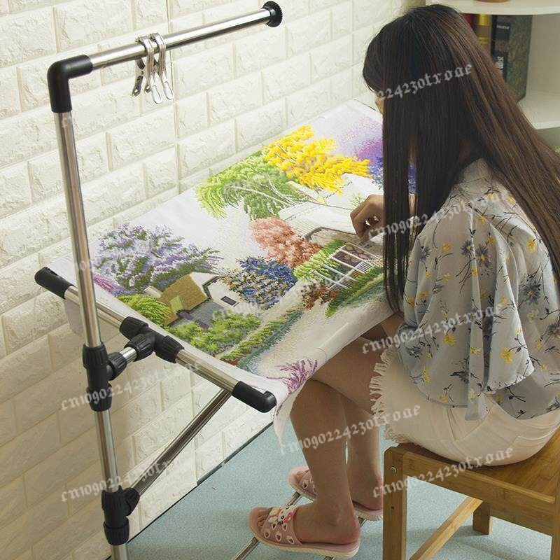 حامل إطار تطريز قابل للتعديل ك - مراجعة Embroidery Hooping وسعره