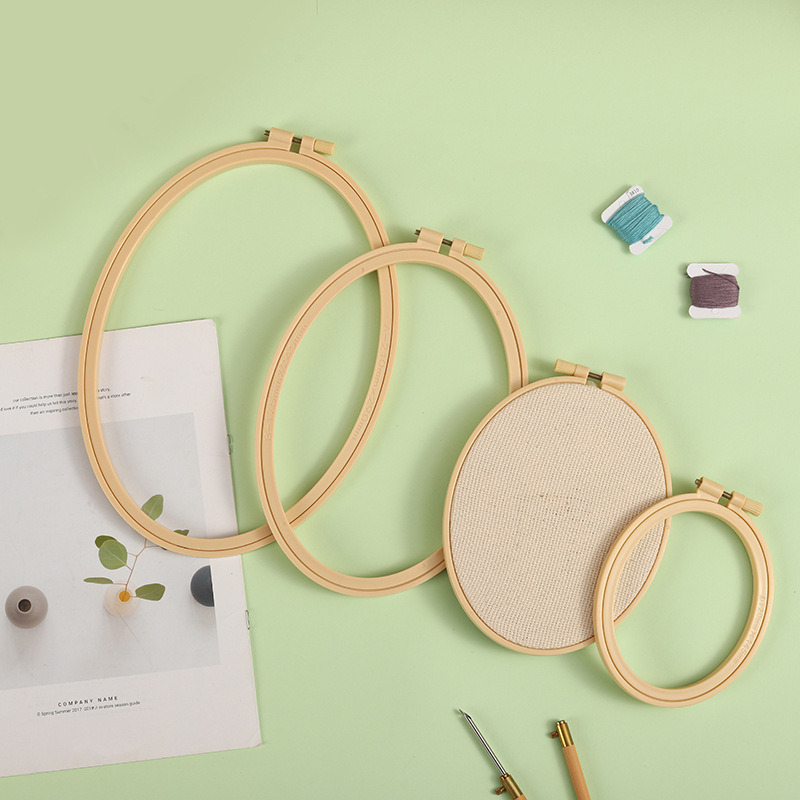 1 قطعة DIY بها بنفسك Needlecra - مراجعة Embroidery Hooping وسعره