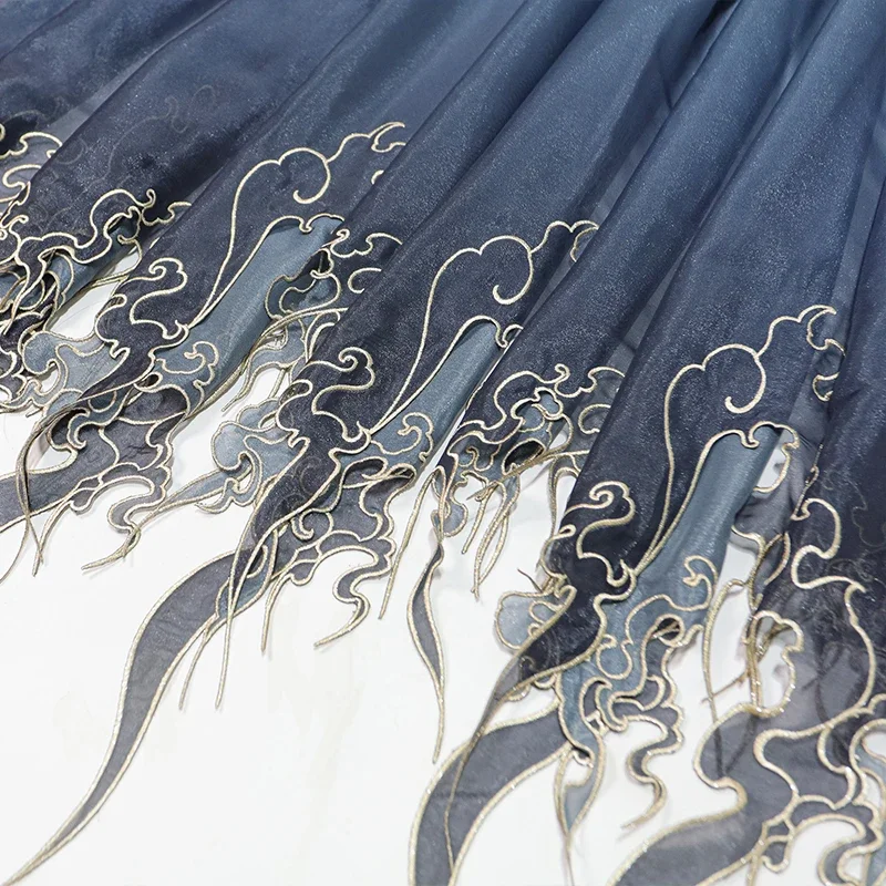 قماش تدرج اللون بتطريز على الط - مراجعة Embroidery Design وسعره