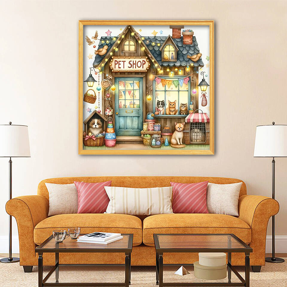 قطعة واحدة لوحة ماسية خماسية ا - مراجعة Embroidery House وسعره