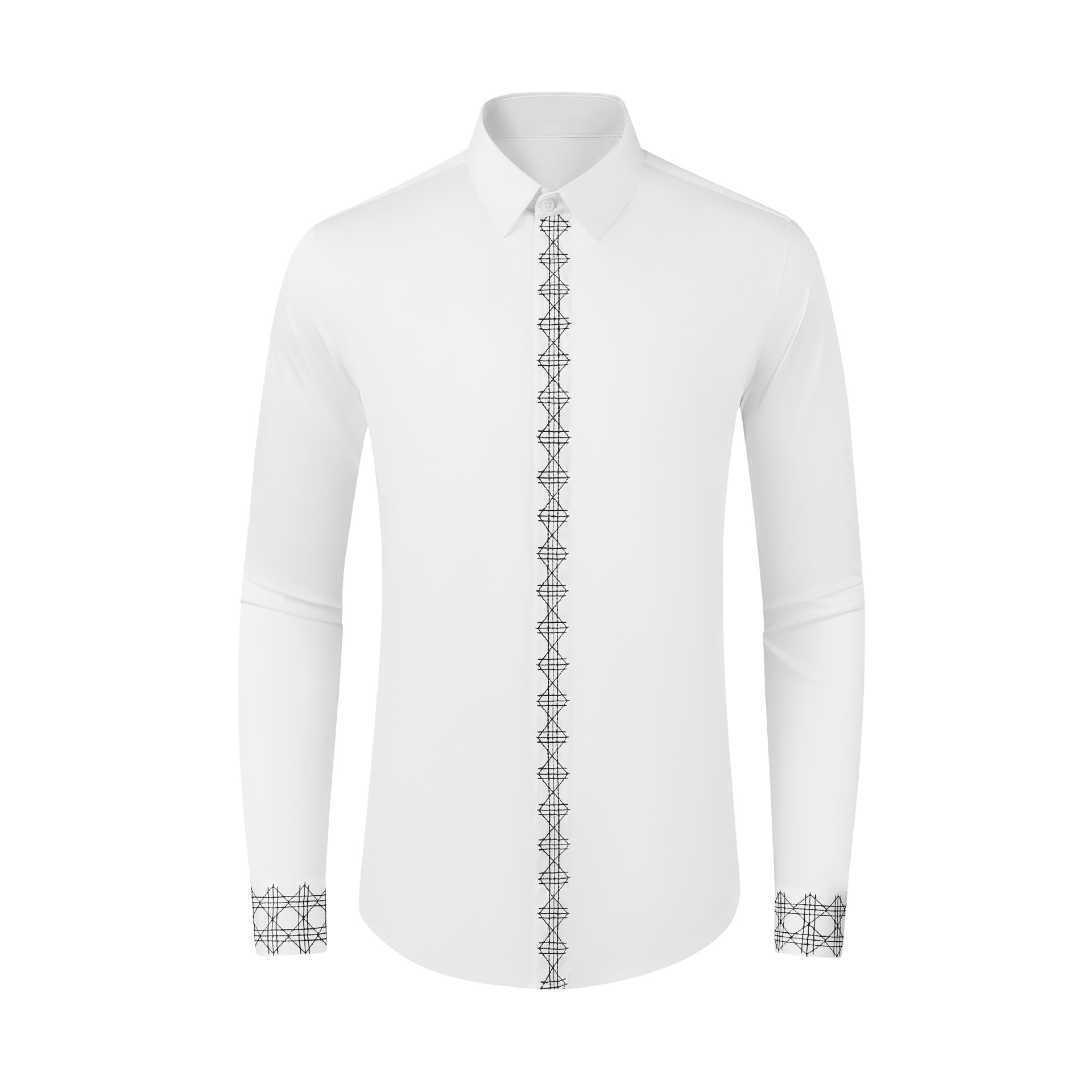 توب رجالي مع تطريز شبكي ، مزيج - مراجعة Embroidery On Black Shirt وسعره
