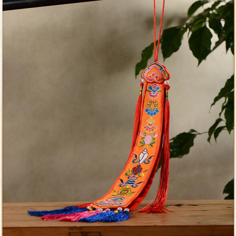 أعلام تبتية على شكل شريط، مصنو - مراجعة Embroidery Red وسعره