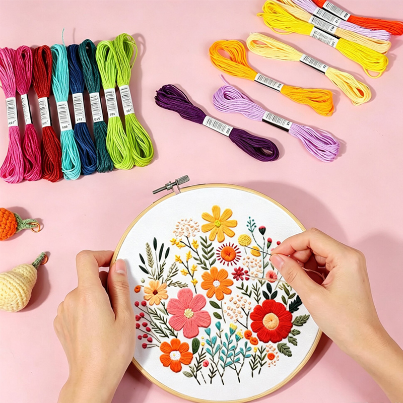 خيوط تطريز 12/24/36/50/100/200 - مراجعة Embroidery Meaning وسعره