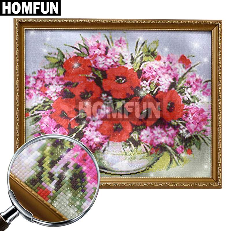 HOMFUN كامل مربع/الحفر المستدي - مراجعة Embroidery Whale وسعره