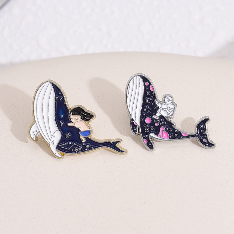 الكرتون المينا بروش دبوس للأطف - مراجعة Embroidery Whale وسعره