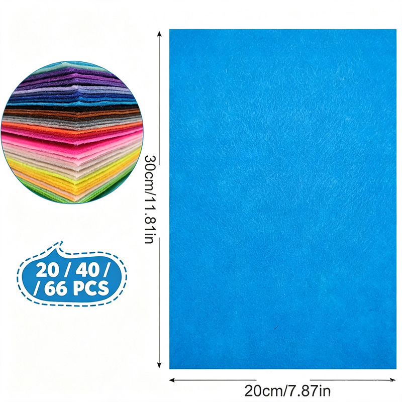 أقمشة لباد ناعمة بـ 20/40/66 ل - مراجعة Felt Sheet Wool وسعره