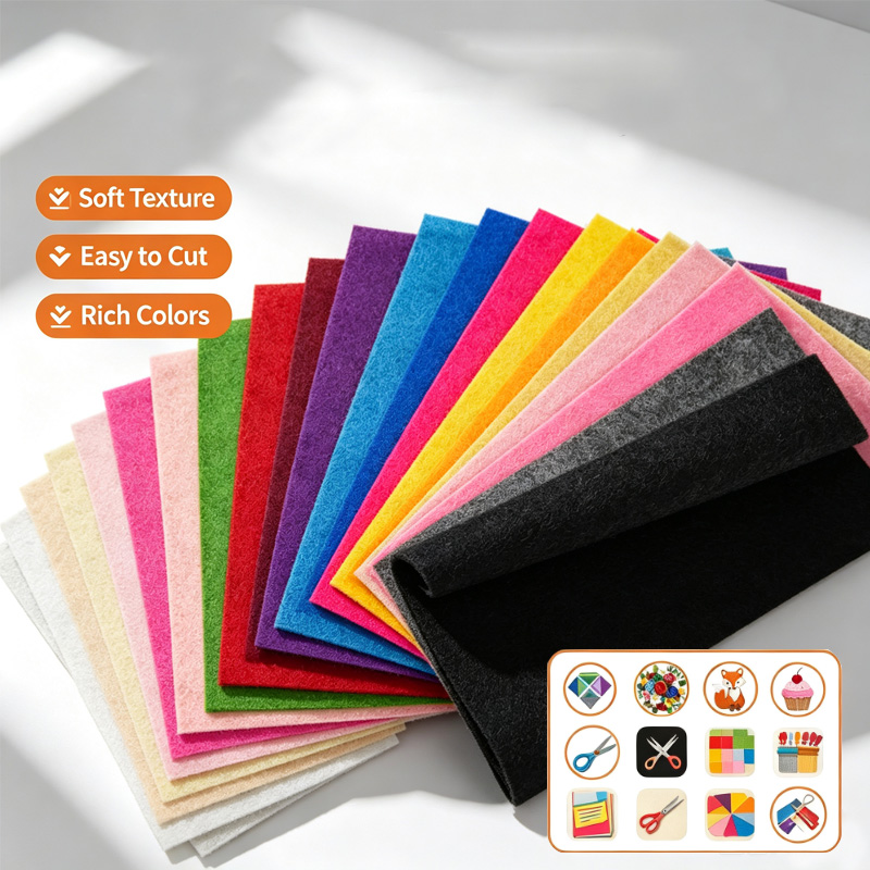 أقمشة لباد ناعمة بـ 20/40/66 ل - مراجعة Felt Sheet Wool وسعره