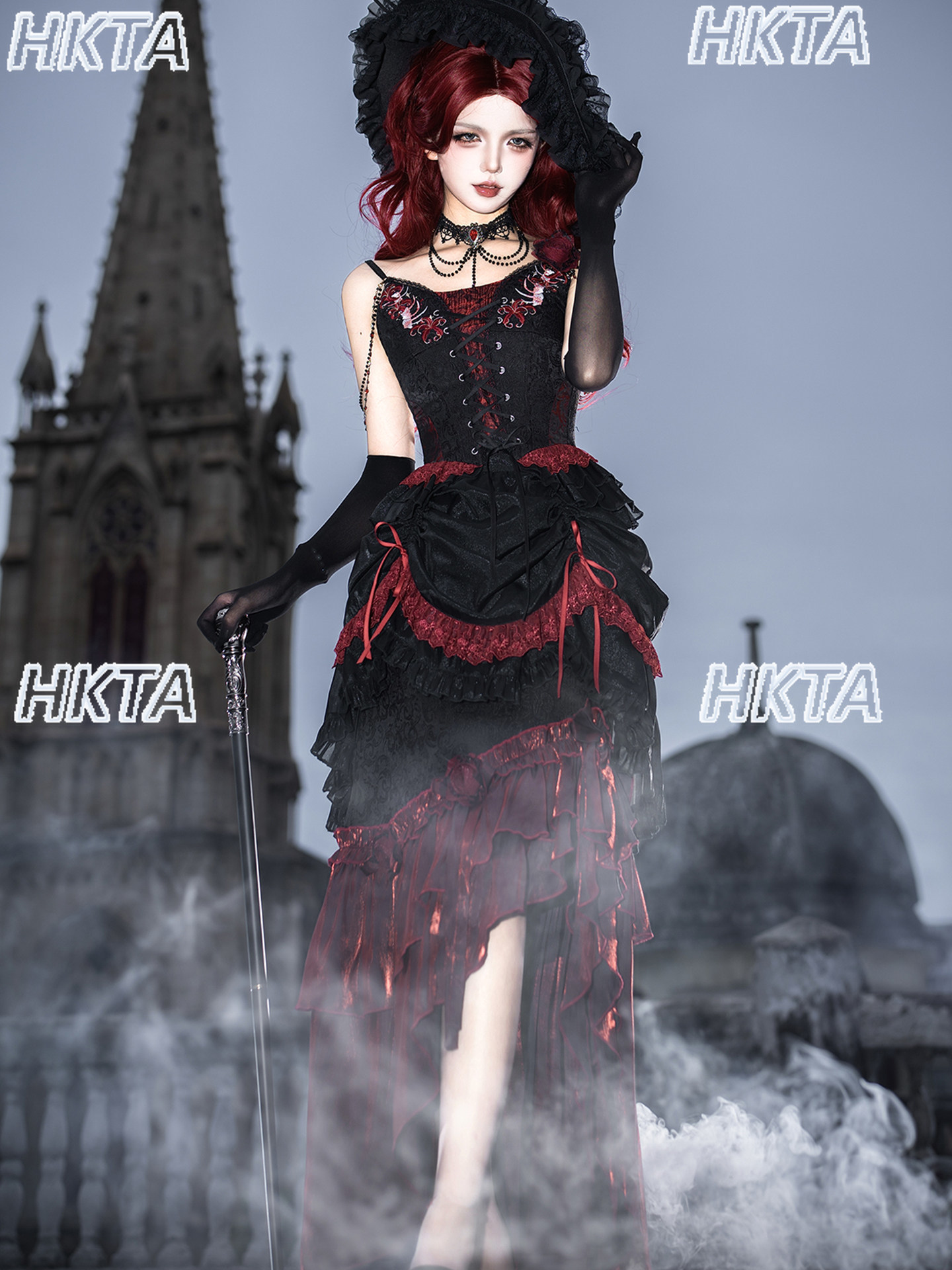 طقم فستان نسائي أحمر أنيق بتصم - مراجعة Embroidery Red وسعره